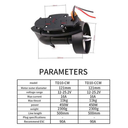 TD10 450W 11KG Underwater Thruster