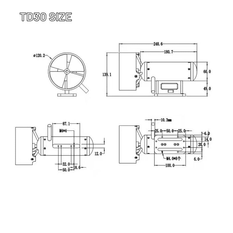 TD30/E Underwater Thruster