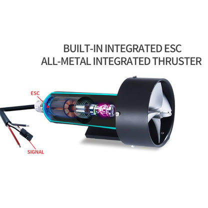 TDM7pro 9Kg Thrust ESC-gesteuertes integriertes Unterwasserstrahlruder| Hobbywater