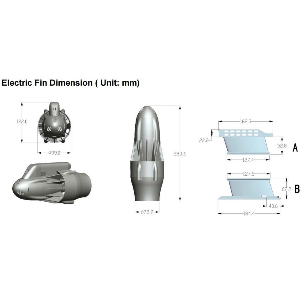 TD12 12V Underwater Thruster - HobbyWater