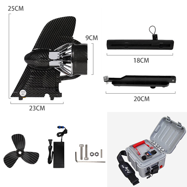 Electric Fin Power Unit Underwater Thruster | Hobbywater