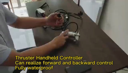 Joystick, wired remote control, metal housing, waterproof, can be used underwater, suitable for boats, paddle boards